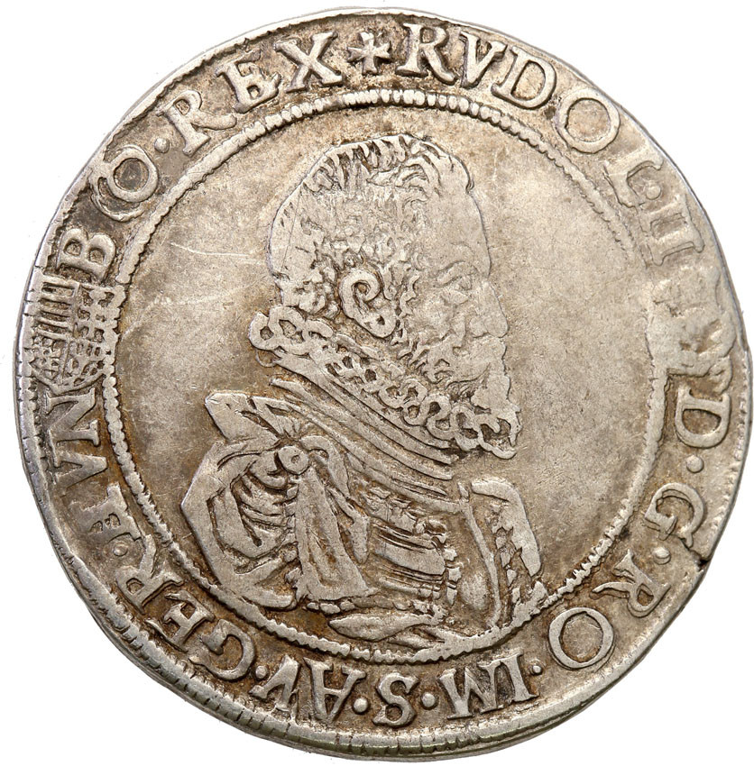 Węgry. Rudolf II. (1576-1612). 1/2 talara 1602 KB, Kremnica